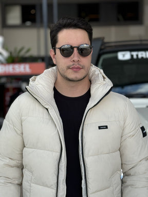 Jaqueta Calvin Klein Puffer com Capuz Removível Masculino